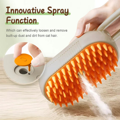 Mist Massage Brush： Quick & Easy Pet Hair Remover Comb
