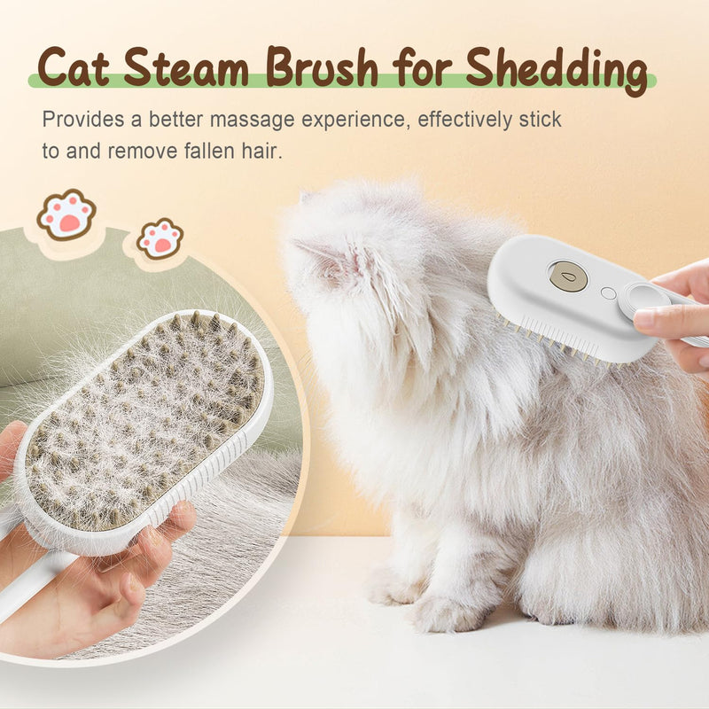 Mist Massage Brush： Quick & Easy Pet Hair Remover Comb