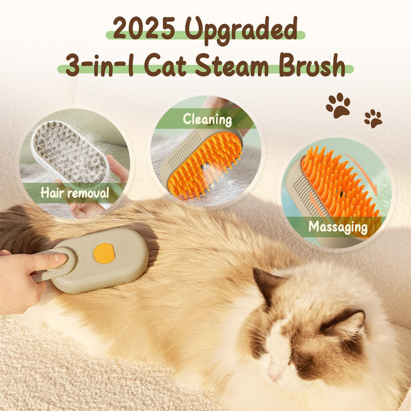 Mist Massage Brush： Quick & Easy Pet Hair Remover Comb