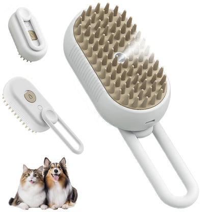 Mist Massage Brush： Quick & Easy Pet Hair Remover Comb