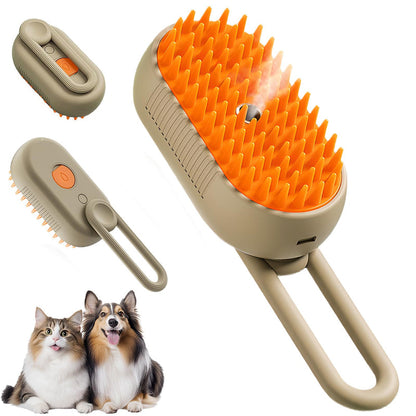 Mist Massage Brush： Quick & Easy Pet Hair Remover Comb